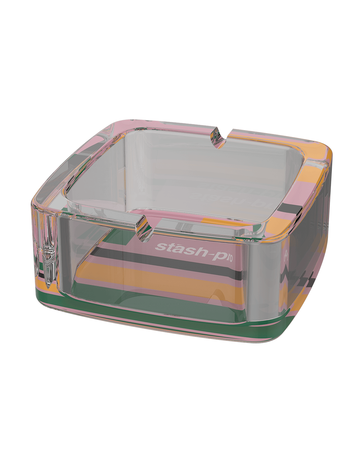 Square Glass Ashtray
